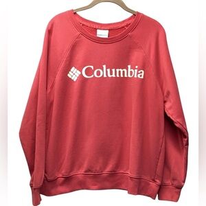Columbia Graphic Coral crew neck sweatshirt. Size Large